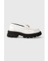 Karl Lagerfeld Кожени мокасини PRECINCT KL в бяло с платформа KL43823 - Pepit.bg