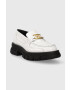 Karl Lagerfeld Кожени мокасини PRECINCT KL в бяло с платформа KL43823 - Pepit.bg