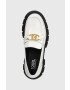 Karl Lagerfeld Кожени мокасини PRECINCT KL в бяло с платформа KL43823 - Pepit.bg