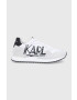 Karl Lagerfeld Кожени обувки в бяло - Pepit.bg