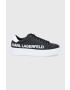 Karl Lagerfeld Кожени обувки Maxi Kup в черно - Pepit.bg