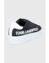 Karl Lagerfeld Кожени обувки Maxi Kup в черно - Pepit.bg