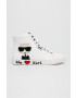 Karl Lagerfeld Обувки Skool Karl Ikonic Hi Lace - Pepit.bg