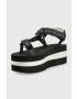 Karl Lagerfeld Сандали Velocita Hi Wedge в черно с платформа KL82900 - Pepit.bg