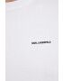 Karl Lagerfeld Тениска в бяло с принт - Pepit.bg