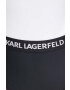 Karl Lagerfeld Цял бански в бяло с мека чашка - Pepit.bg