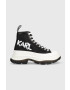 Karl Lagerfeld Високи кецове Kl42949 Luna в черно - Pepit.bg