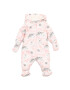 Kenzo kids Бебешки гащеризон в розово - Pepit.bg