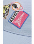 Kenzo kids Детска шапка в синьо с апликация - Pepit.bg