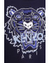 Kenzo kids Детски памучен суичър в тъмносиньо с принт - Pepit.bg