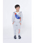 Kenzo kids Детски памучен суичър в сиво с принт - Pepit.bg