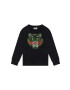 Kenzo kids Детски суичър в черно с принт - Pepit.bg