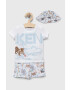 Kenzo kids Комплект за бебета в бяло - Pepit.bg