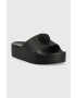 Kurt Geiger London Чехли Eagle Chunky Slide в черно с платформа 9787200999 - Pepit.bg