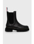 Kurt Geiger London Кожени боти челси - Pepit.bg
