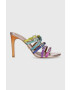 Kurt Geiger London Кожени чехли Pierra Mule с ток стилето 8882769109 - Pepit.bg