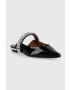 Kurt Geiger London Кожени чехли Princely в черно 1808900309 - Pepit.bg