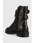 Kurt Geiger London Кожени кубинки Stoop в черно с равна подметка 1128405109 - Pepit.bg