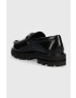 Kurt Geiger London Кожени мокасини Carnaby в черно с платформа 9422109109 - Pepit.bg