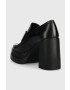 Kurt Geiger London Кожени обувки с дебел ток Stomp Heeled Loafer - Pepit.bg