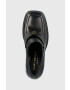 Kurt Geiger London Кожени обувки с дебел ток Stomp Heeled Loafer - Pepit.bg