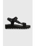 Kurt Geiger London Сандали Orion в черно с платформа 2899800069 - Pepit.bg