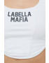 Labellamafia Топ дамски в бяло - Pepit.bg