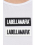 Labellamafia Топ за трениране Go On в бяло - Pepit.bg