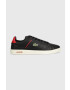 Lacoste Кожени маратонки EUROPA PRO в черно 44SMA0012 - Pepit.bg