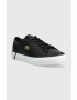 Lacoste Кожени маратонки GRIPSHOT в черно 41CMA0014 - Pepit.bg