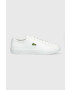 Lacoste Кожени маратонки GRIPSHOT в бяло 41CMA0014 - Pepit.bg