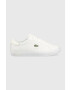 Lacoste Кожени маратонки POWERCOURT в бяло 41SMA0030 - Pepit.bg