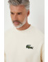 Lacoste Памучен суичър в бежово с апликация - Pepit.bg