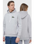 Lacoste Памучен суичър в сиво меланж на - Pepit.bg