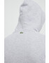 Lacoste Памучен суичър в сиво меланж на - Pepit.bg