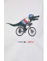 Lacoste Памучна тениска x Netflix в бяло - Pepit.bg