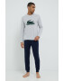 Lacoste Пижама мъжка с изчистен дизайн - Pepit.bg