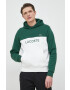Lacoste Суичър в зелено с качулка с десен - Pepit.bg