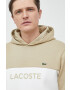 Lacoste Суичър в зелено с качулка с десен - Pepit.bg
