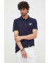 Lacoste Тениска с яка в тъмносиньо с апликация - Pepit.bg