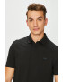 Lacoste Тениска с яка в тъмносиньо с десен - Pepit.bg