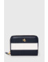 Lauren Ralph Lauren Кожен портфейл дамски в тъмносиньо - Pepit.bg