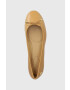 Lauren Ralph Lauren Кожени балеринки Jayna в бежово 802824650015 - Pepit.bg