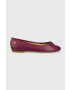 Lauren Ralph Lauren Кожени балеринки Jayna в лилаво 802824650019 - Pepit.bg