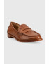 Lauren Ralph Lauren Кожени мокасини Wynnie Burnished Calf в кафяво с равна подметка 802875318002 - Pepit.bg