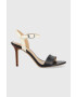 Lauren Ralph Lauren Кожени сандали Gwen в тъмносиньо 802836571002 - Pepit.bg