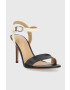 Lauren Ralph Lauren Кожени сандали Gwen в тъмносиньо 802836571002 - Pepit.bg