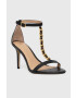 Lauren Ralph Lauren Кожени сандали KATE в черно 802884093001 - Pepit.bg
