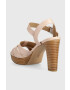 Lauren Ralph Lauren Кожени сандали Soffia в розово 802914494002 - Pepit.bg