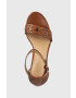 Lauren Ralph Lauren Кожени сандали Sylvia в кафяво 802891411001 - Pepit.bg